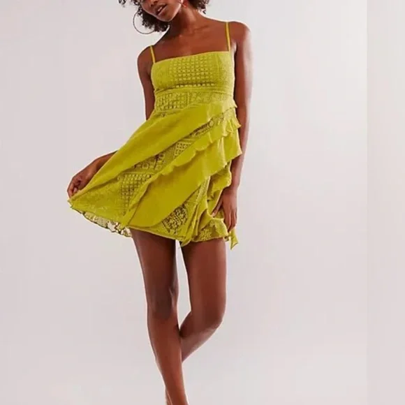 NWT: FREE PEOPLE (Florine Mini dress) - Picture 2 of 8